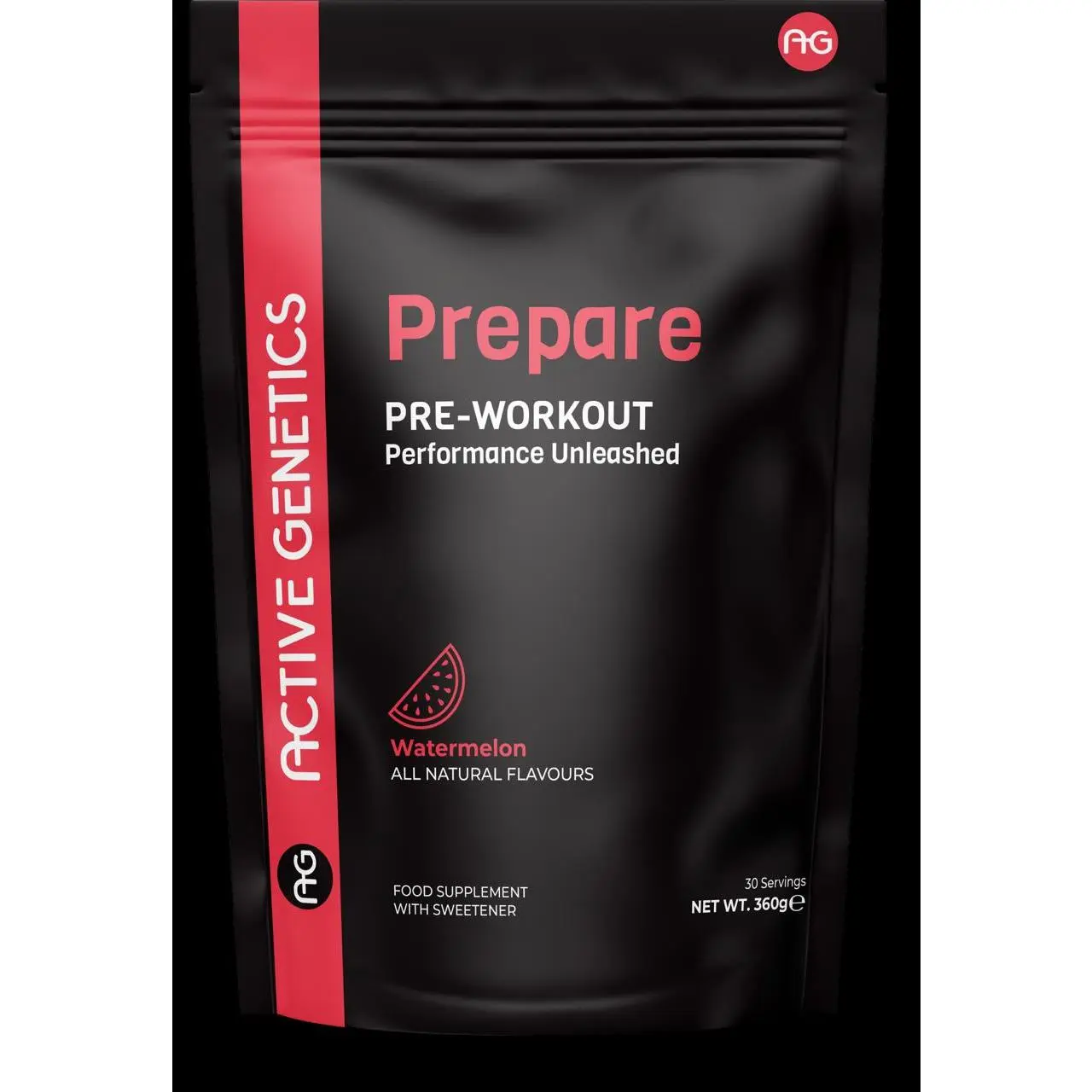 Active Genetics Prepare (Pre-Workout) for Optimal Fitness - Watermelon