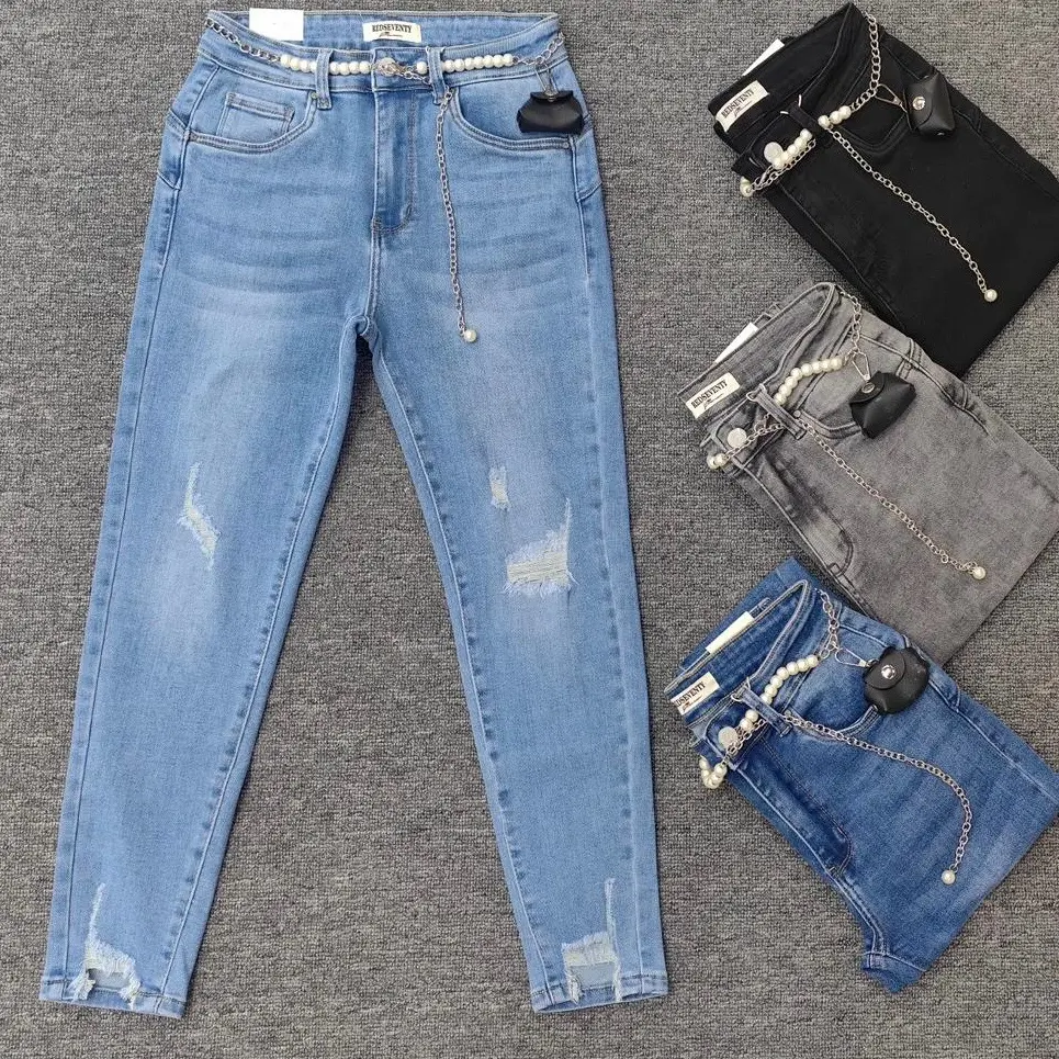 Donnie push up super soft & stretchy distressed Denim Jeans