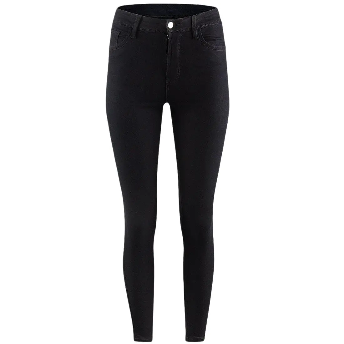 Ladies Black Cotton Rich Skinny Fit Skinny Stretchy Jeans
