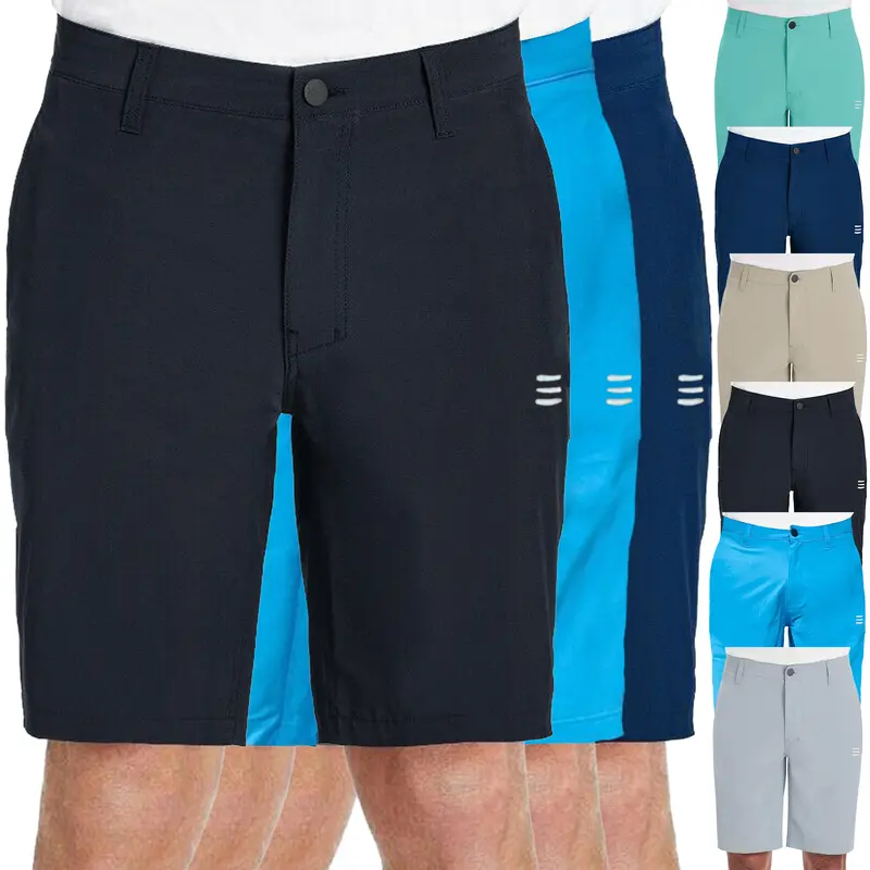 Mens Shorts Stretch Quick Dry Casual Summer Walk Chino Water Resistant Running Golf Gym Pants Fabric Menswear 0