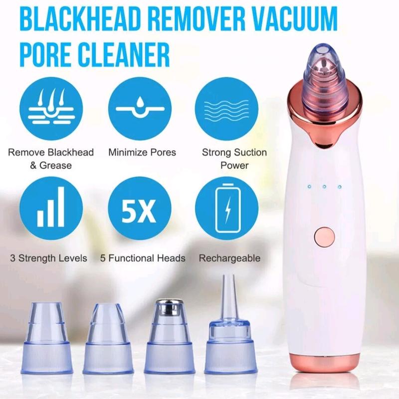 Electric Blackhead Remover Pore Nose Sucker Pimple Skin Acne Face Cleaner Vacuum Facial Skin Care Comfort Daily 6