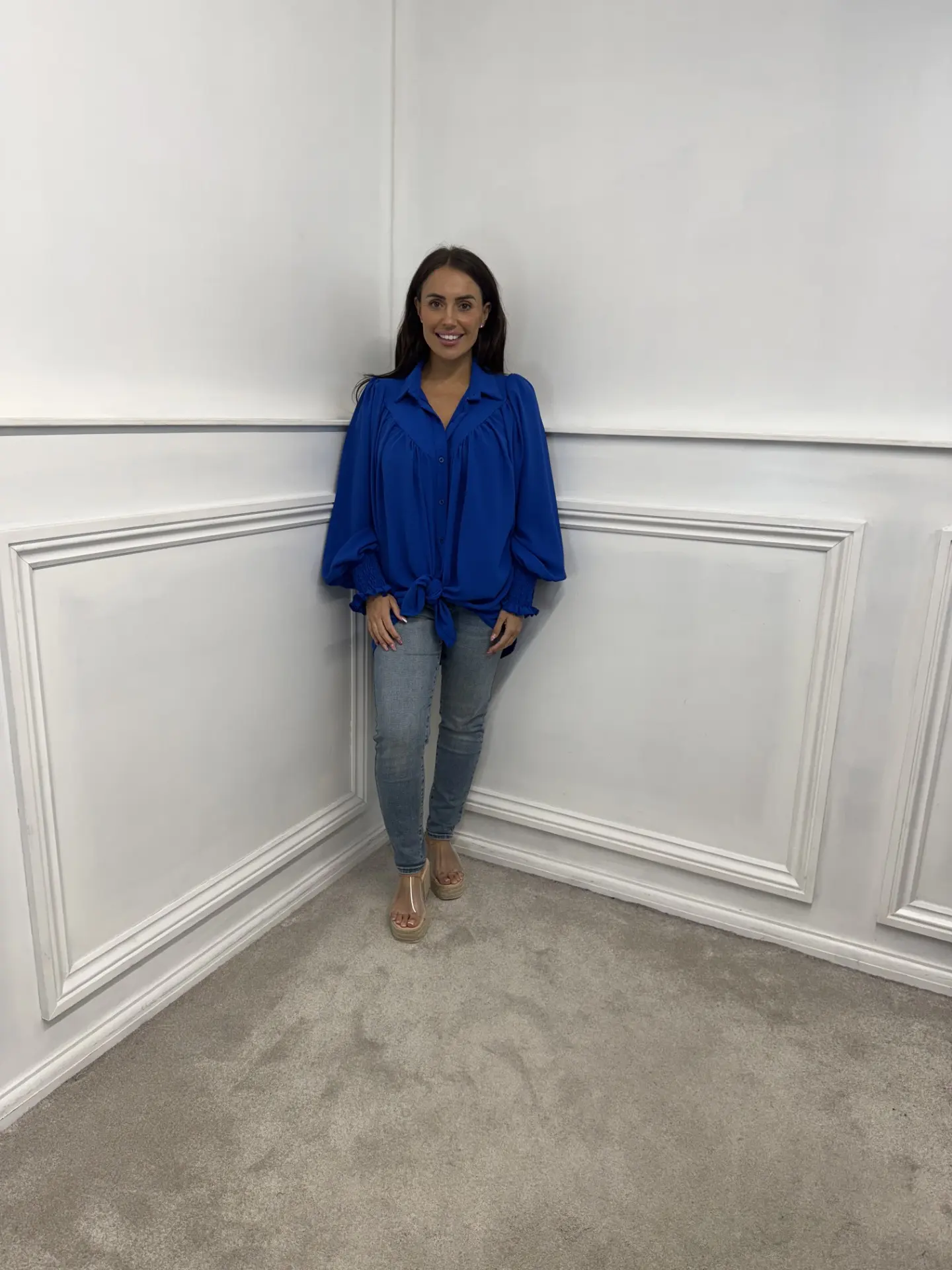 KMO WHITNEY button blouse