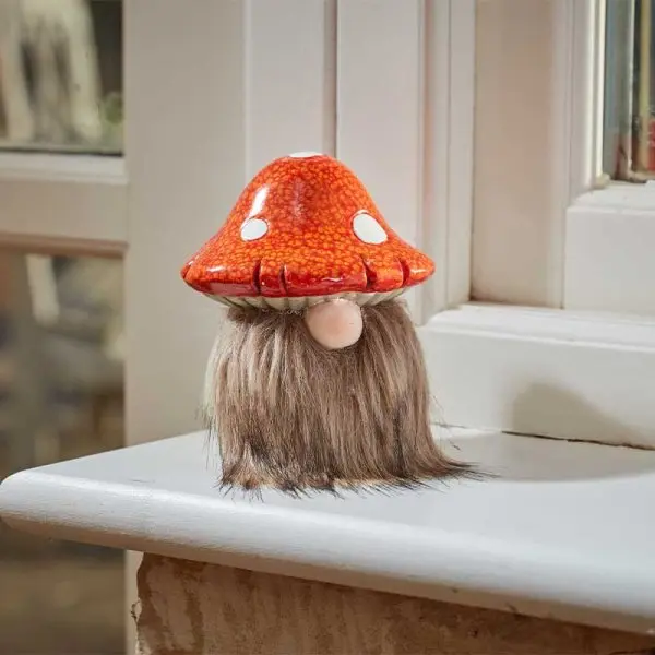 GnomeShroom Mushroom Gonk Autumn Decoration 3 Sizes Home Gift Ornament select from menu 12, 16 or 20cm 2