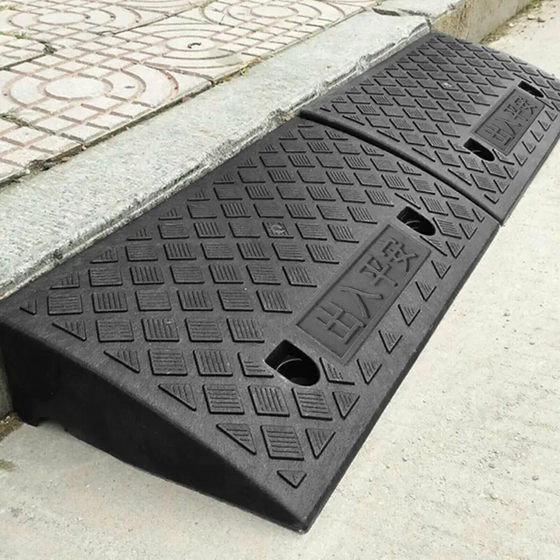 Vehicle Slope Ramp Universal Heavy Duty Rubber Kerb Ramps Car Bikes Threshold 0