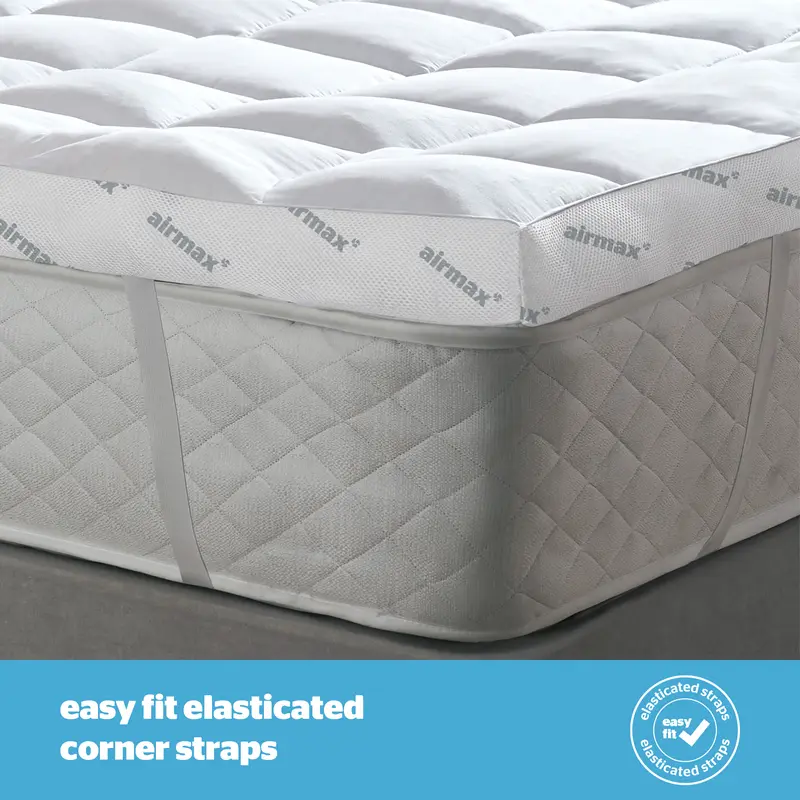 Silentnight Airmax 1000 Mattress Topper, Breathable and Fresh for a Comfortable Night's Sleep 3