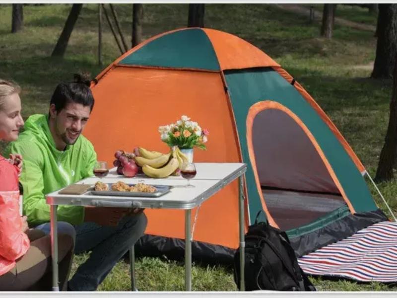Automatic Pop Up Tent for 1-2 People, Family, Camping, Festival, and Beach 4