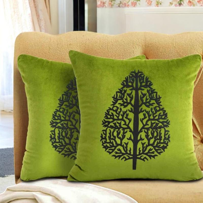 16"x16" Luxury Velvet Cushion Cover with Laser Cut Motif - Velvet Front, Silk Back with Zip machine wash fade resistant cushion cushion  cover cushion  viral cushion  covers bedroom  covers cushion  covers colorful  cushion cushion  covers 1
