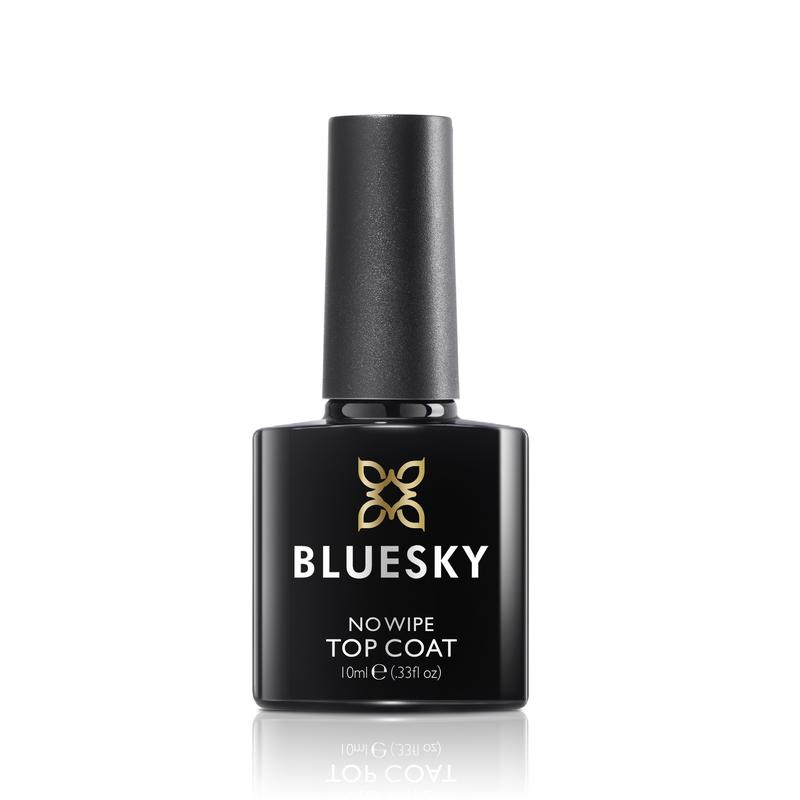 BLUESKY GEL POLISH-NO WIPE TOP COAT -10ML Manicure Nail Nail Art Nail Care Uv Cutics 1