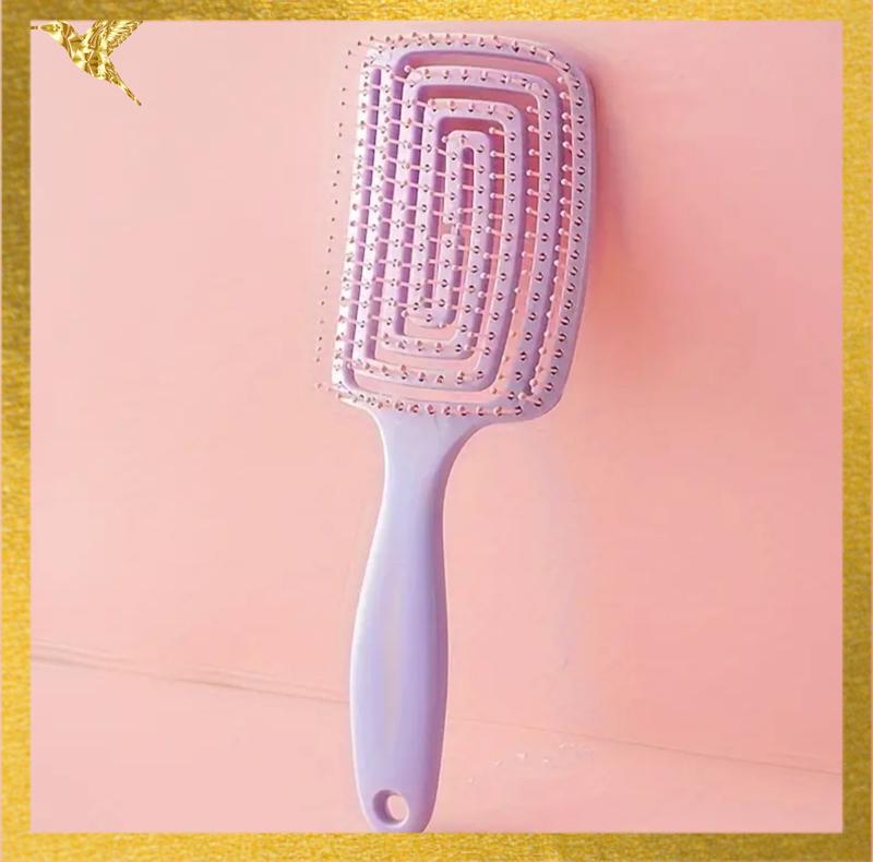 Product Introduction of Detangler Hair Brush, Wet & Dry Hair Brush Detangling Hair Brush for Women Tangles Hairbrush for Women, Men and Kids – Purple 0