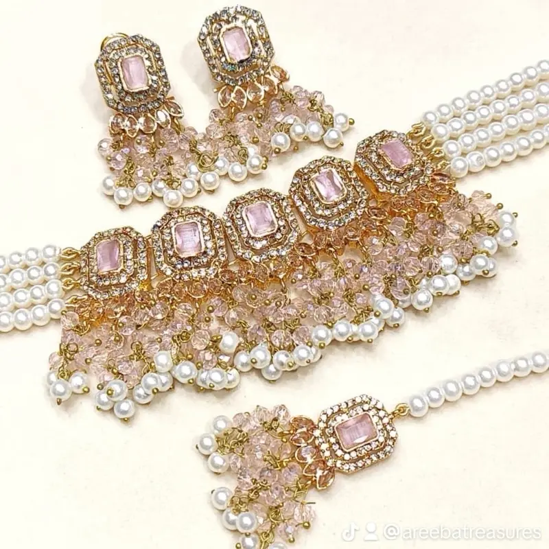 Nayra Nayab Jewellery Set - Perfect Mehndi Desi Jewelry for Any Occasion 2
