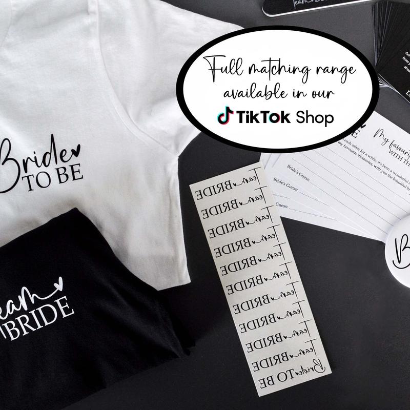 Team Bride and Bride To Be Temporary Tattoos - Hen Night, Hen Party Gift Bag Filler, Hen Night Accessories, Team Bride Hen Party Accessories, Hen Party Favours, Bride Gifts, Bridal Party Gifts, Bridesmaid Proposal 6