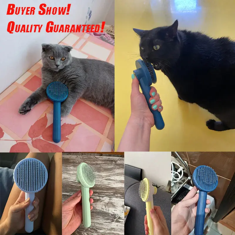 PurrfectGroom: Cat Hair Removal and Grooming Brush 5
