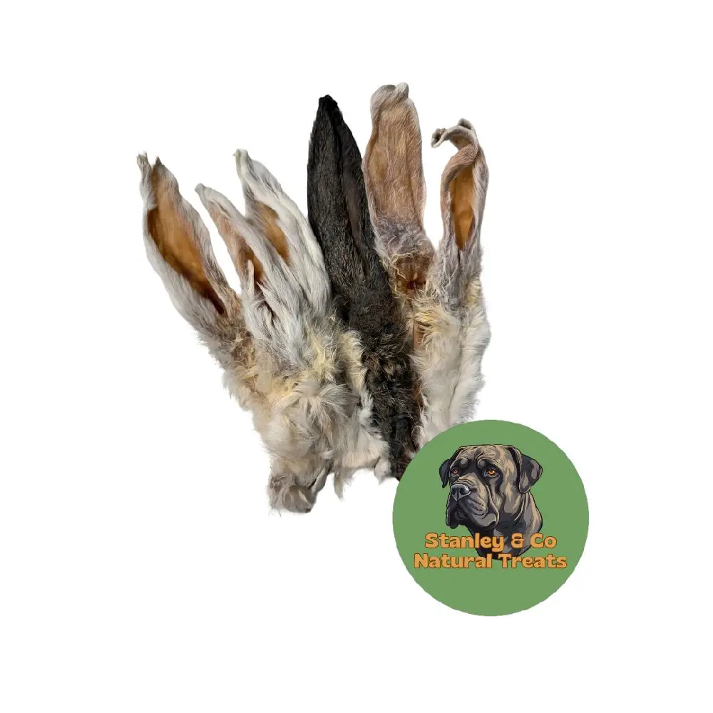 Hairy Rabbit Ears - Various Pack Sizes - Dog Treat