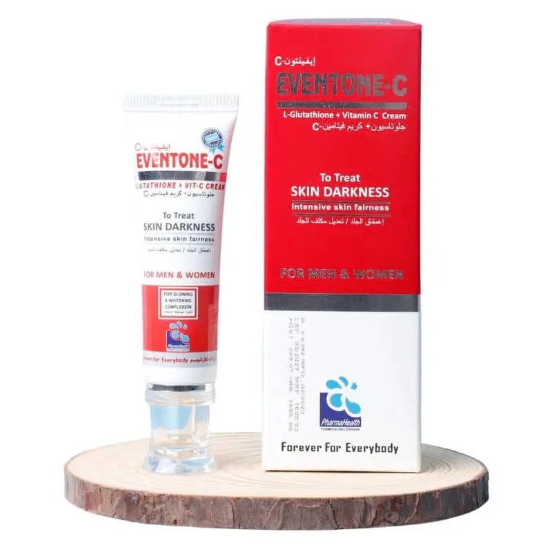 Britain's Beauty Eventone-C Advanced Whitening Cream | L-Glutathione & Vitamin C Infused | Intensive Skin Lightening Formula for Dark Spots and Even Tone | For Men & Women | 50ml