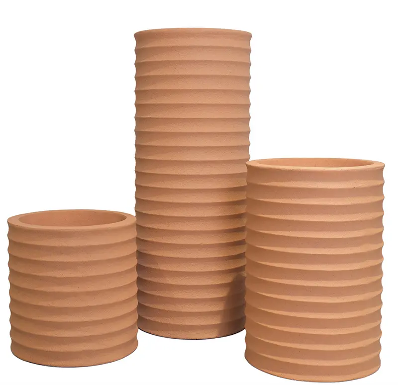 Nustone Pisa Luxury Fibreglass Planters for Home Garden 0