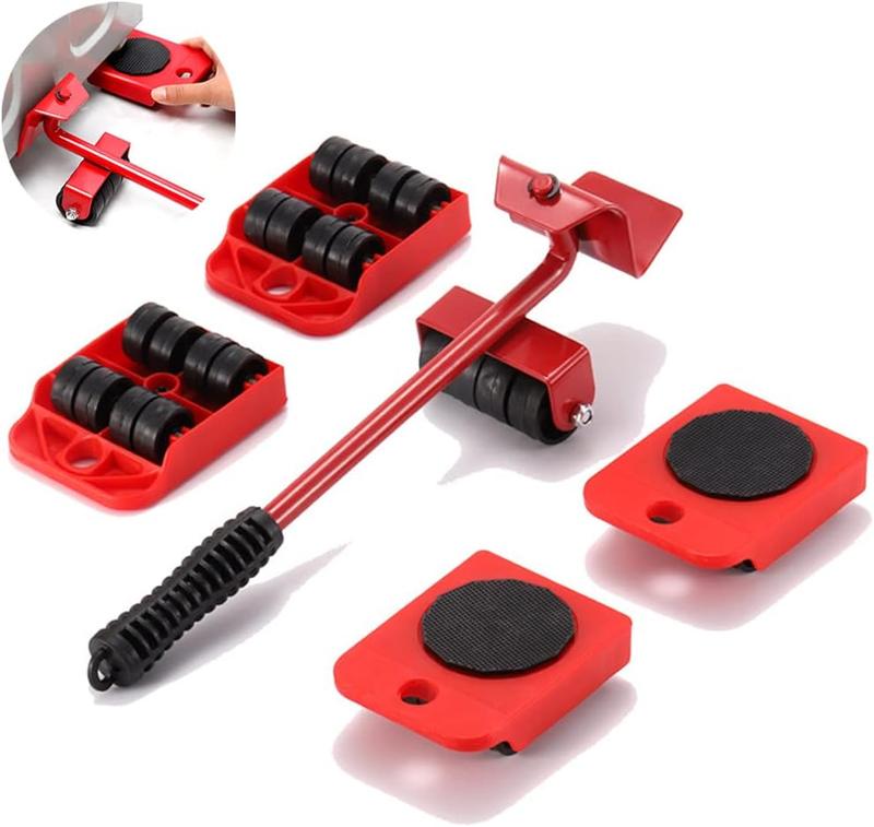 Product Introduction of Easy Moving Removal Heavy Furniture Shifter Lifter Slider Mover Wheels Move Kit Wheel Moving Removal 5Pcs 2