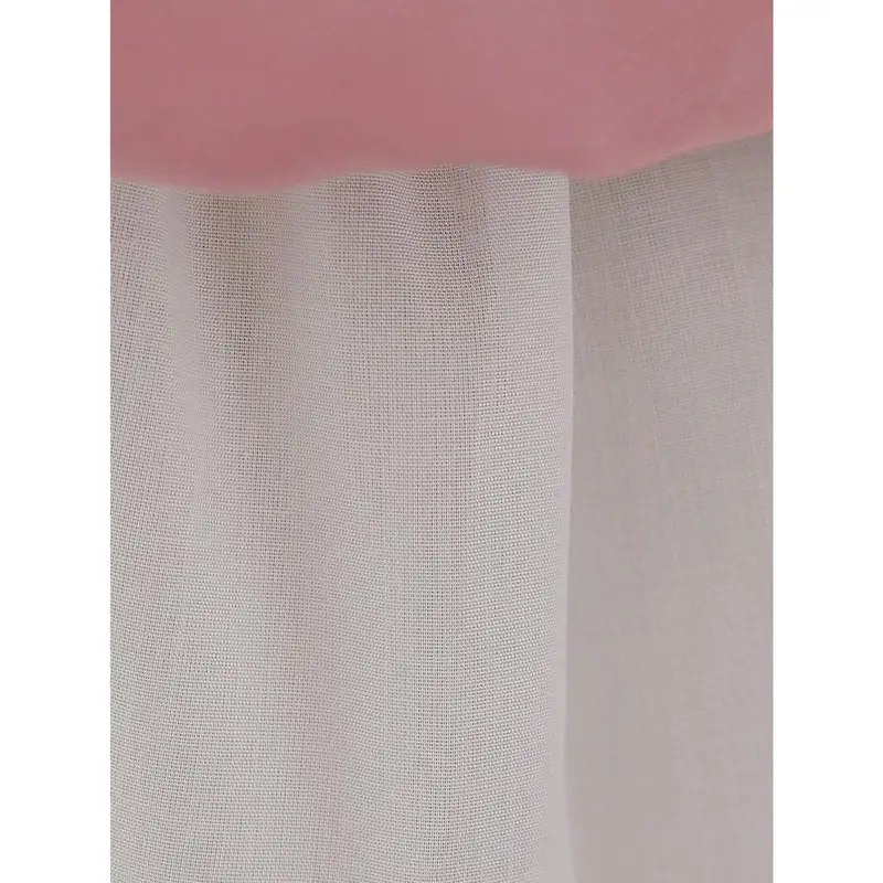 Baby Girl Wide Shoulder Floral 3D Mesh Flower Girl Wedding Party Birthday Princess Dress, Suitable For Formal Events And Outings 7