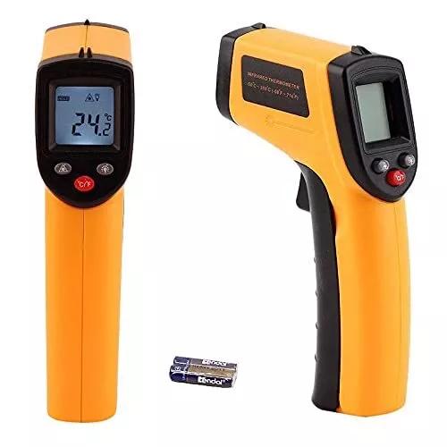 Digital Thermometer Infrared Gun IR Laser LCD Temperature Non-Contact Meter Gun 2
