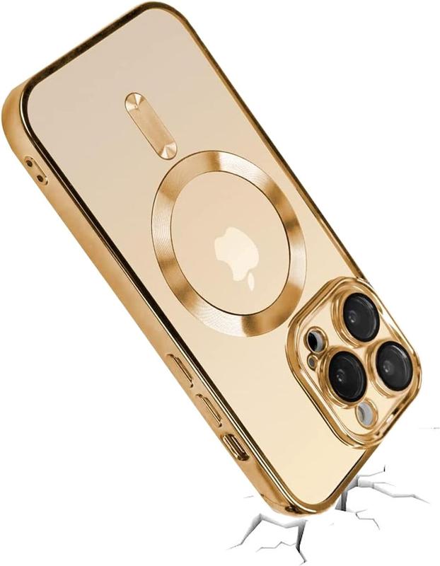 For iPhone 15 14 13 12 Pro 11 Clear Phone Case Magnetic MagSafe Charging Cover 1