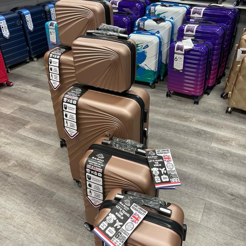 *LIMITED* ATL TURKEY hard shell ABS Luggage suitcases - ROSE GOLD (30/28/22/20 inch + 2 Vanity Cases) 8