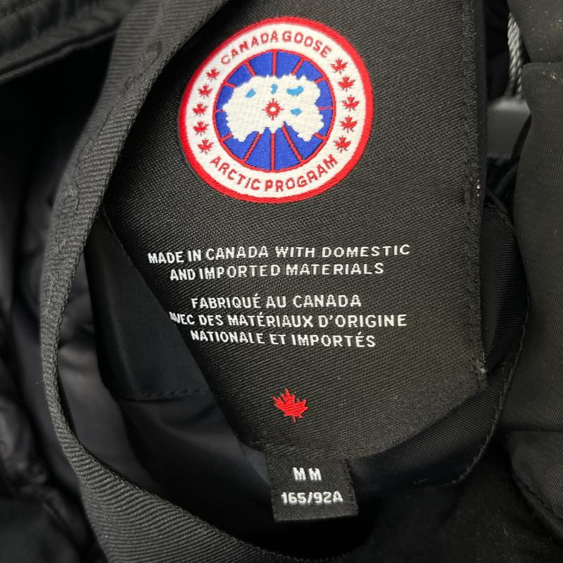 Preowned Canada Goose Women's Everleigh Bomber Down Jacket Black Size M 6