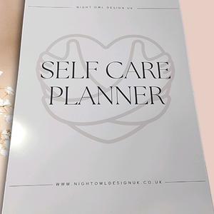 Self Care Planner, Self Worth, Self Love, Pamper Planner, Mindfulness, Gratitude, Affirmations, Goals, De-Stress comb bound journal book