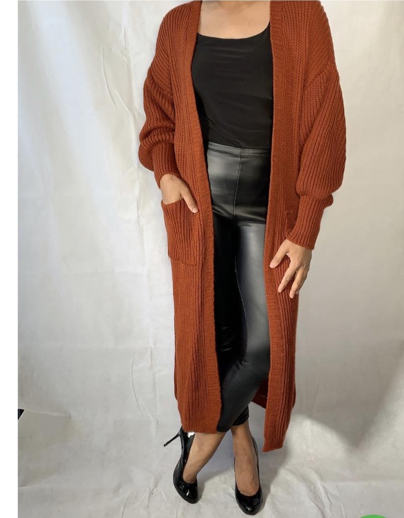 Product Introduction of Balloon sleeve maxi cardigan 4