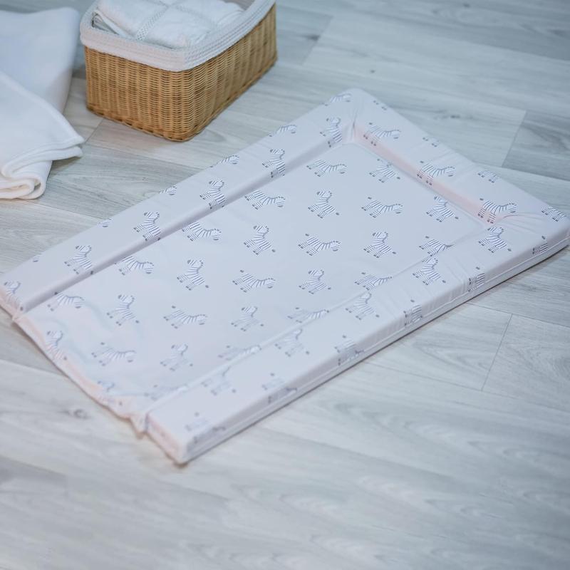 Red Kite Changing Mat Tree Tops. Unisex Baby Changing Mat (74 x 48 x 3.5cm) with Animal Pattern Design and Raised Padded Edges (White/Grey Zebra Design) 4