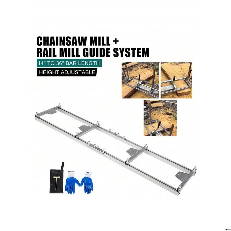 Guide Rail Extended Aluminum Rail Machine Chain Saw Portable Adjustable ft. 9 1