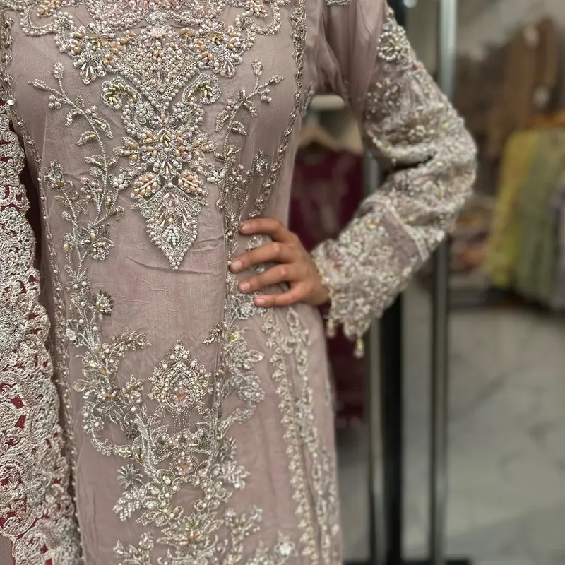 Sifarish luxury hand embellished heavy wedding outfit 2