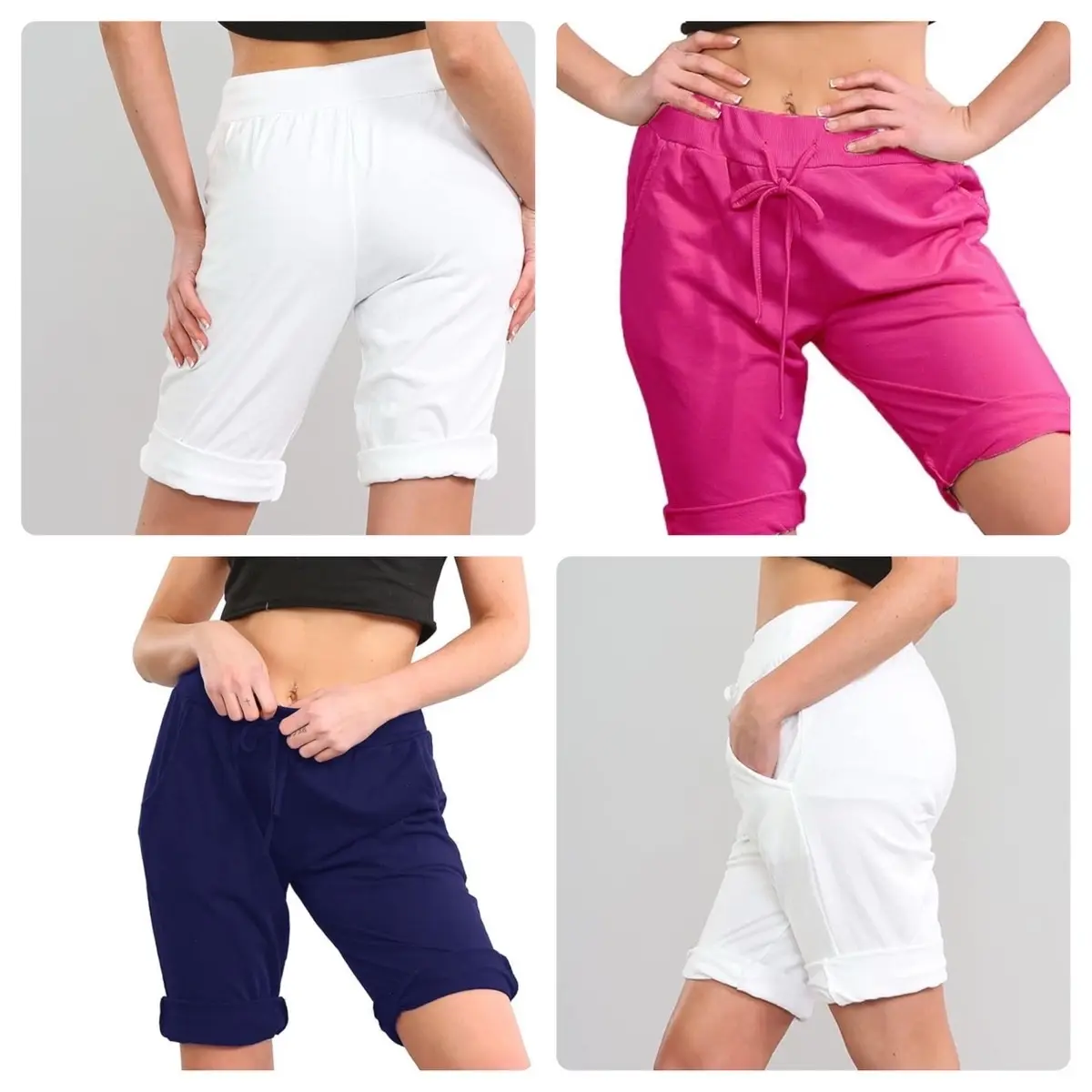Fiona Magic cotton  Shorts drawstring shorts Womenswear Bottom Stretchy Jogger shorts