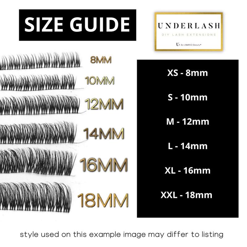 Clusters TOP UPS (Underlash) - UNMRKD Beauty Eyelash extensions ( DIY LASHES ) 2