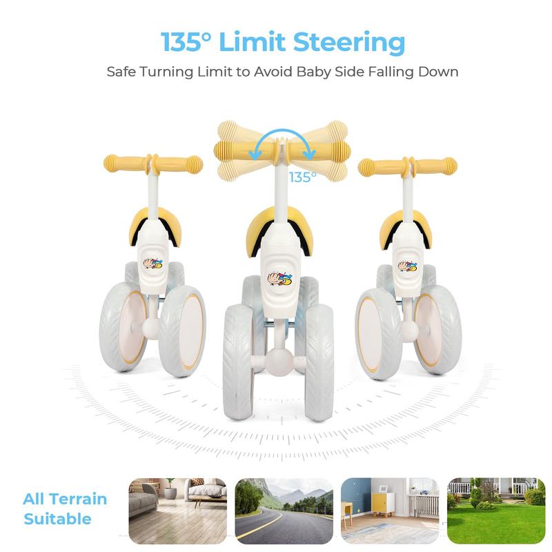 Baby Balance Bike,Indoor Outdoor Toys Baby Ride On Bike No Pedals for 1-3 Year Old Boys Girls Kids Toddlers First Bike, Best Easter Gifts for Kids 3