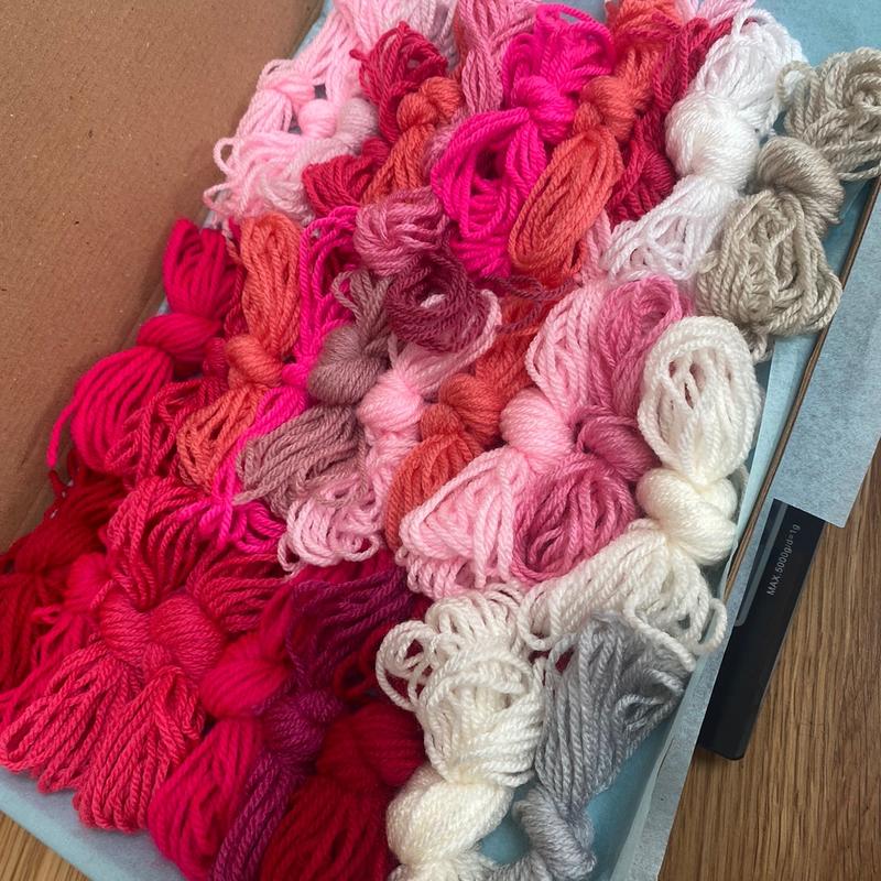 A box of various exquisite  ‘Scrap’ yarn collection 2