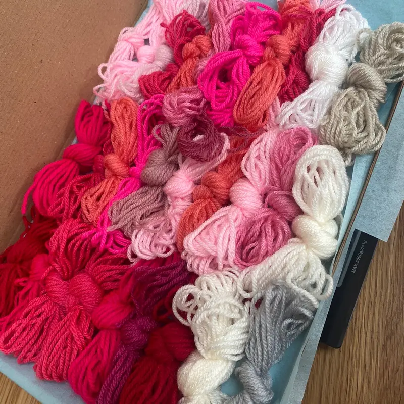 A box of various exquisite  ‘Scrap’ yarn collection 2