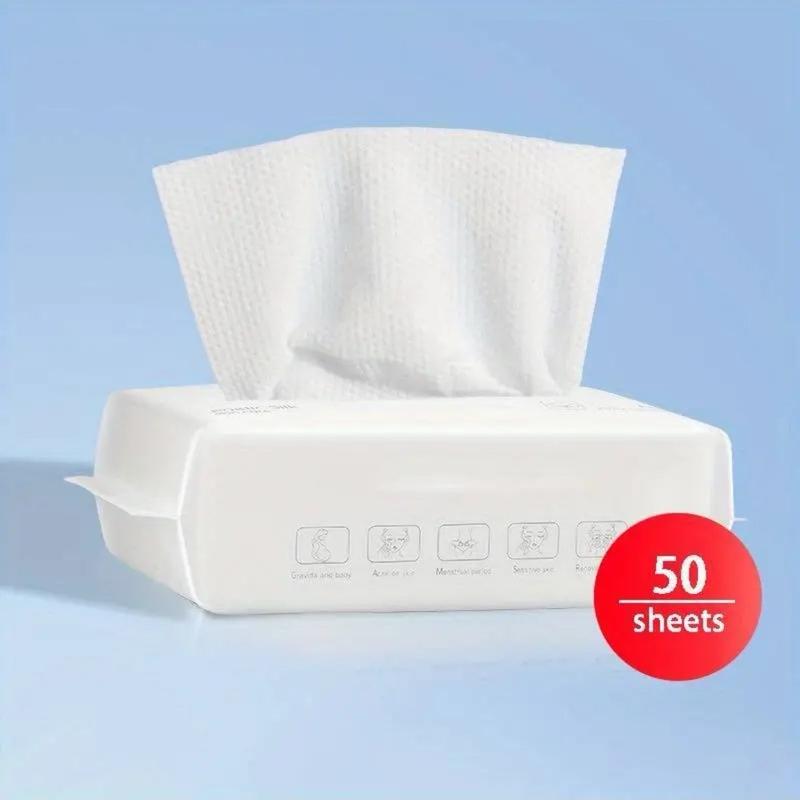 Disposable face towel thickened removable cotton soft towel baby face towel 2