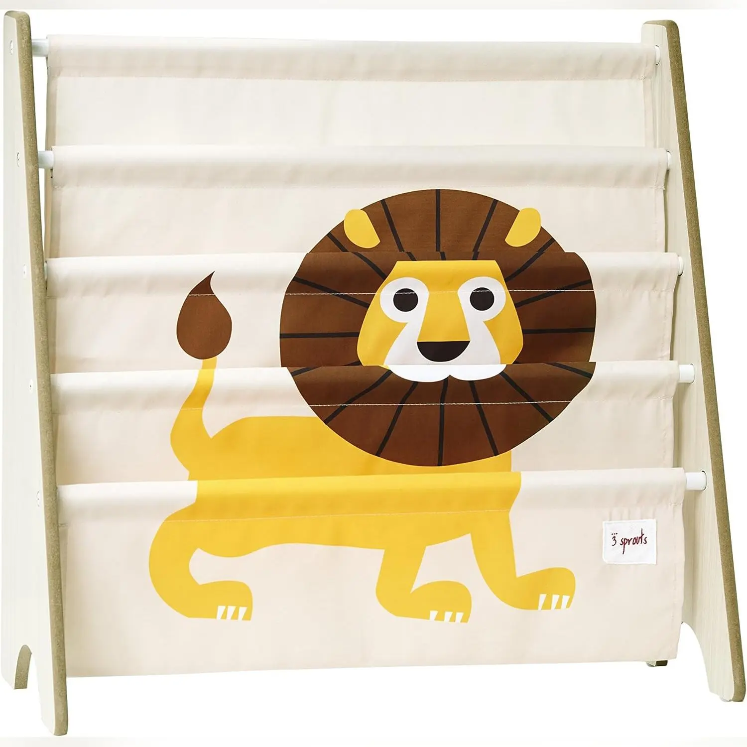 3 Sprouts Children's Book Rack - Lion