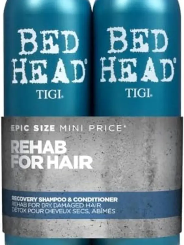 Bed Head by TIGI | Recovery  and  Set | Professional Moisturising  Repair Treatment | Ideal For Dry And Damaged  | 750 ml ( Pack of 2) shampoo anti dandruff Conditioner Haircare Hydrating Moisturize Scent Cleanser Cleansing Hydrate Moisture Comfort 5
