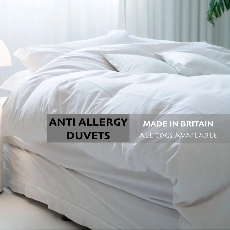 Bargains Home Deals - Anti-Allergy Duvet Quilts Soft and Comfortable All Togs & Sizes, Winter Summer All Seasons Single, Double, King, Super King, Corvin Outer Layer and Micro Fibre Filling 8