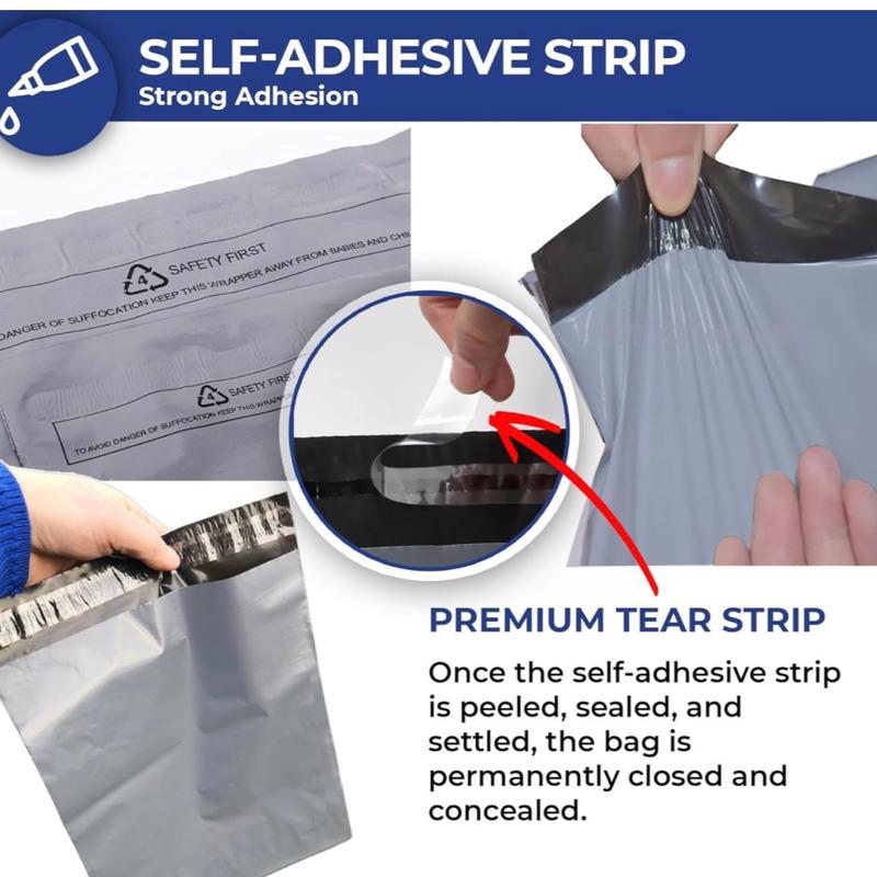 Grey mailing bags 100 variety of sizes available self seal strong shipping bags envelopes for all products 4