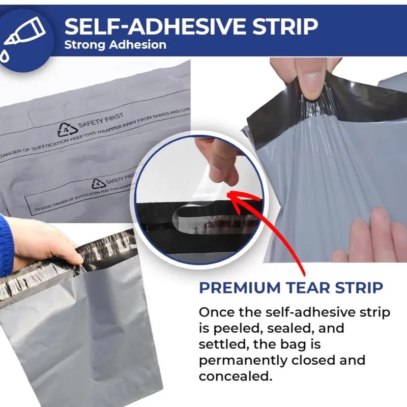 Grey mailing bags 100 variety of sizes available self seal strong shipping bags envelopes for all products 4