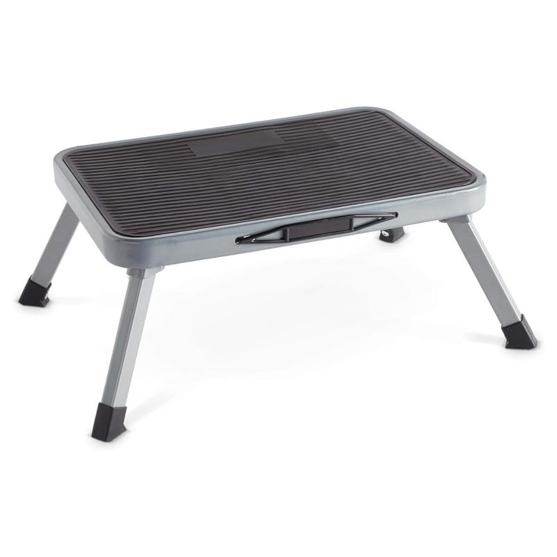 Folding Step - Easy to Store, Foldable Caravan Steps – Anti Slip One Step Stool, Ideal for Home, Kitchen and Garage - Caravan Steps Folding, Small and Lightweight 0