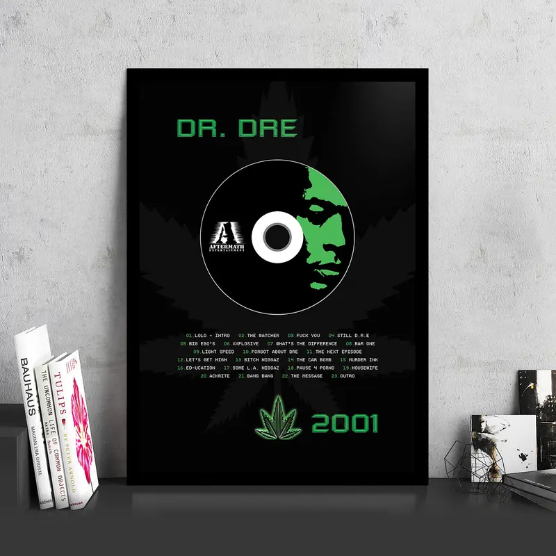 DR. DRE '2001' FRAMED CD ALBUM PLAQUE 0