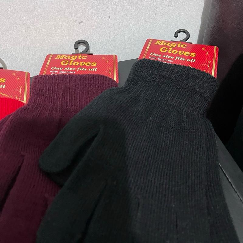 Xmas Styled Gloves Winter Black Mittens 6