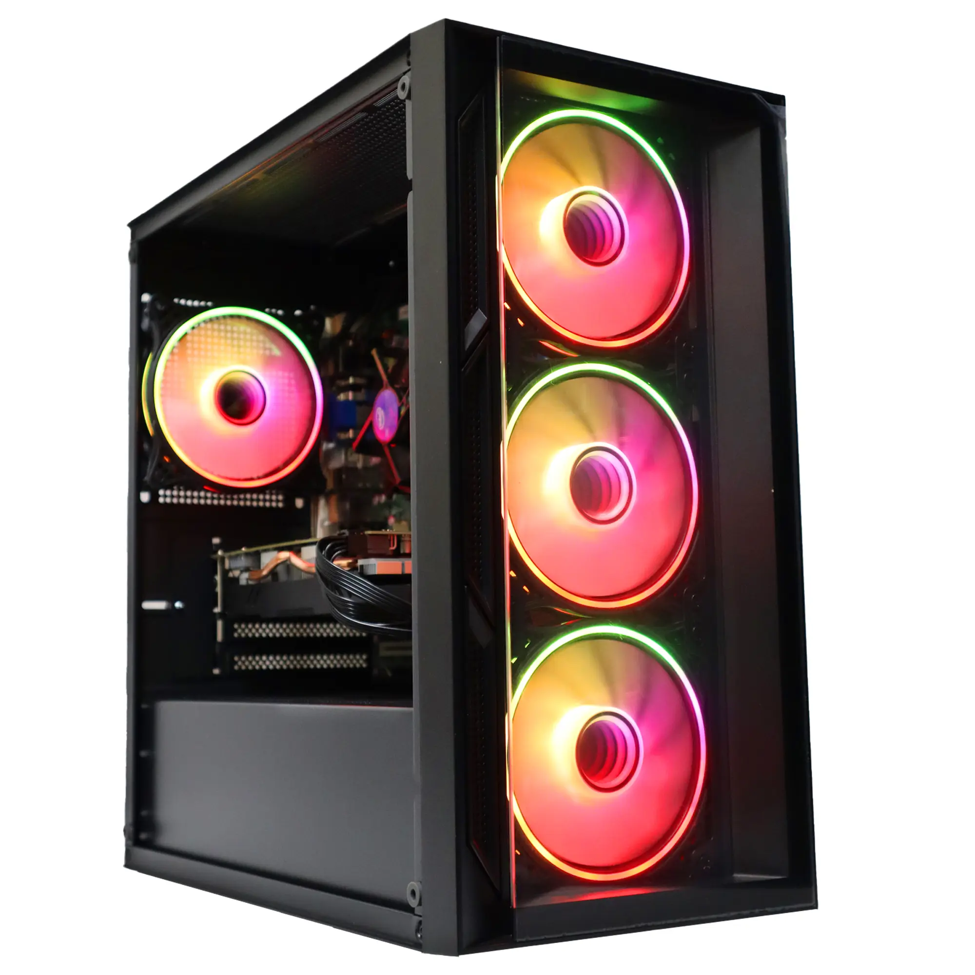 Fast Gaming PC AMD Ryzen 5 5600 - 16GB DDR4 RAM, 1TB SSD, Nvidia RTX 3050 Windows 11 Pro with Norton Anti-Virus & CCleaner