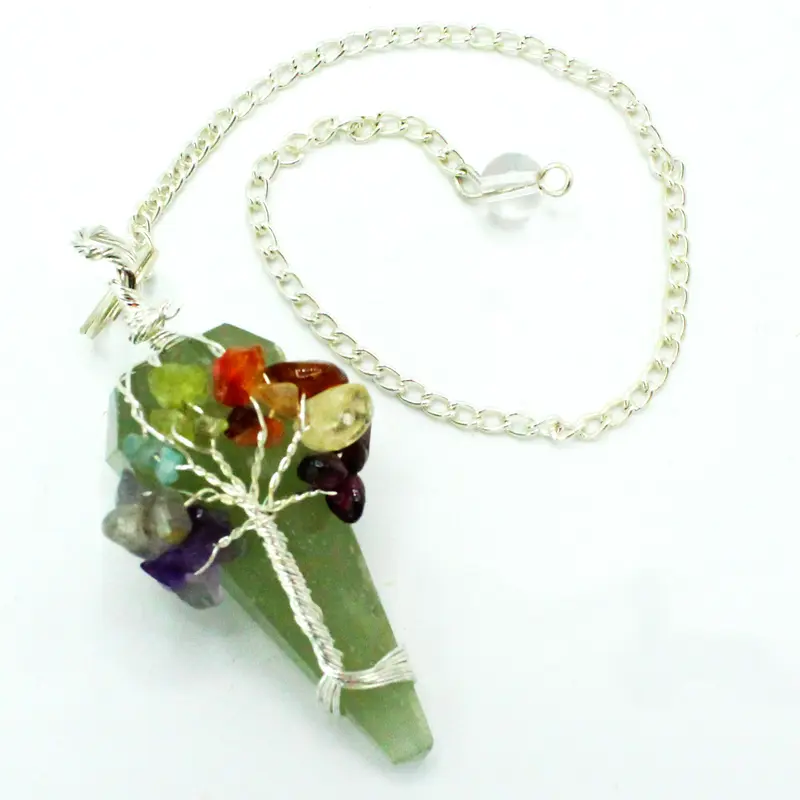Magic Pendulum - Seven Chakra - Aventurine Crystal **DIVINATION MANIFESTATION ENERGY HEALING SPIRITUAL** 2