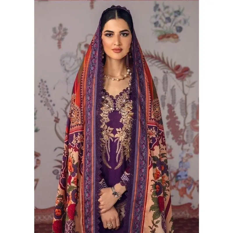 Sana Safinaz | Mahay | H211-004B-CG Cotton Dress 1