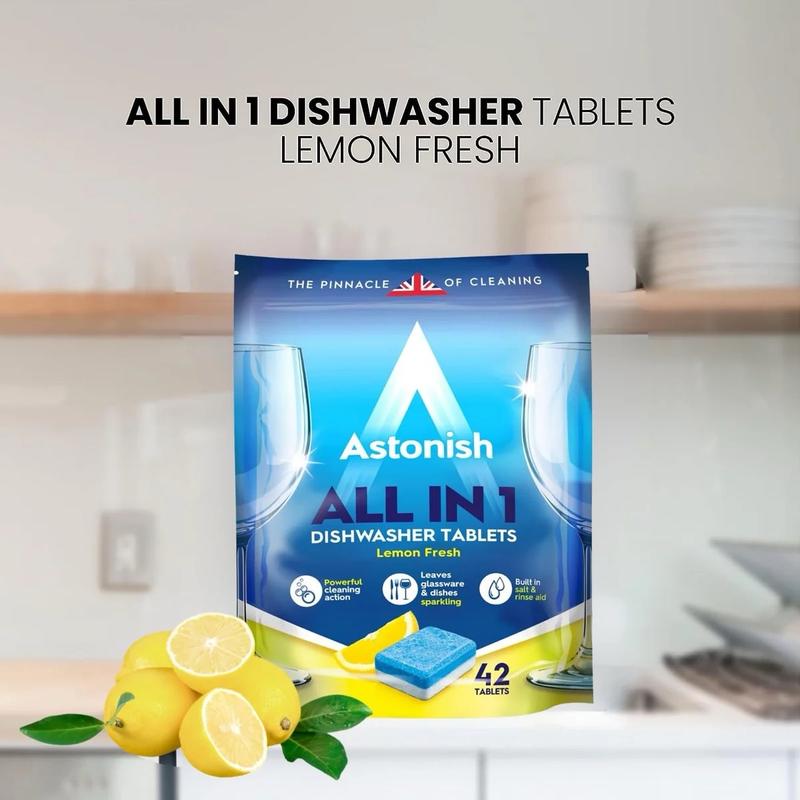 Astonish 42pk All-in-One Dishwasher Tablets 1