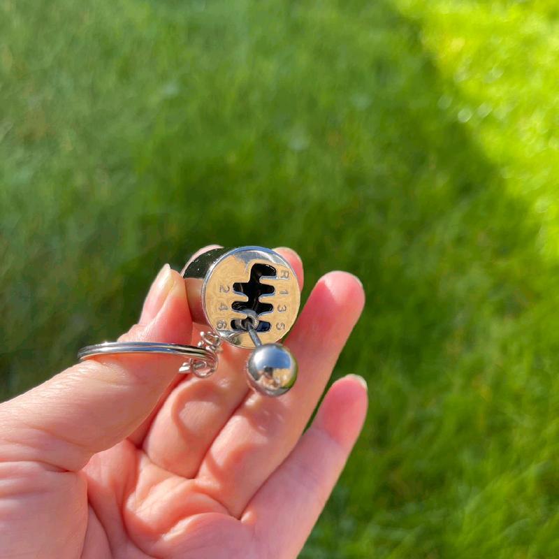 1 Piece Car Gear Lever Shaped Keyring/Keychain 3
