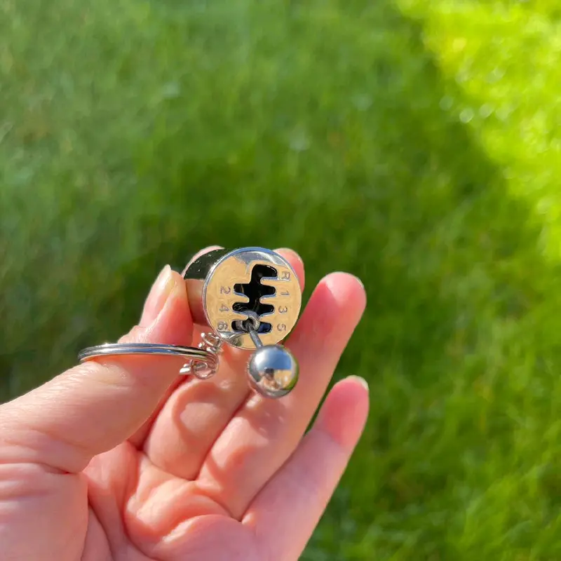 1 Piece Car Gear Lever Shaped Keyring/Keychain 3